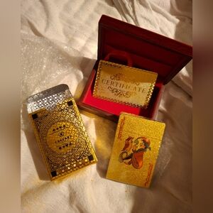 Elegant Gold Caesars Special Edition Playing Cards